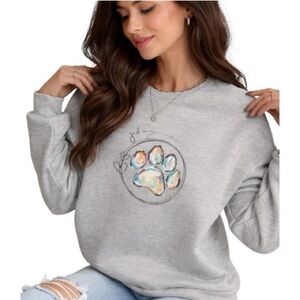 028 NWT Dog Sweatshirt 23”ptp/27:5”